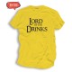 Koszulka męska z nadrukiem Lord of the drinks