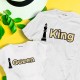 Komplet koszulek szachowych King - Queen